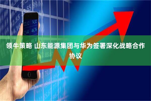 领牛策略 山东能源集团与华为签署深化战略合作协议