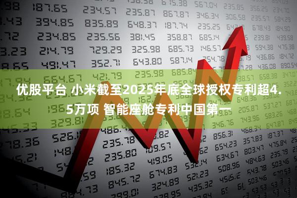 优股平台 小米截至2025年底全球授权专利超4.5万项 智能座舱专利中国第一